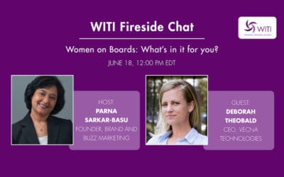 FIRESIDE CHAT: WOMEN ON BOARDS – WHAT’S IN IT FOR YOU?