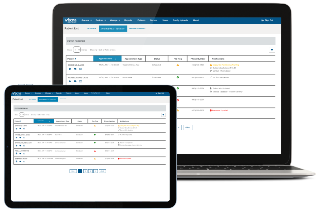 Kiosk Express Check In - Vecna Healthcare