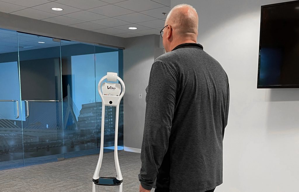 Vgo Telepresence Robot For Patient Intake Vecna Healthcare